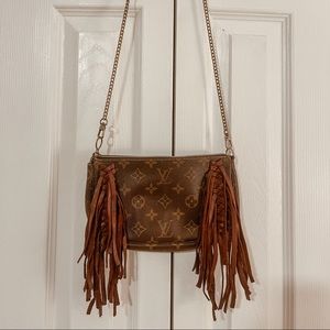Louis Vuitton Pochette with Fringe
